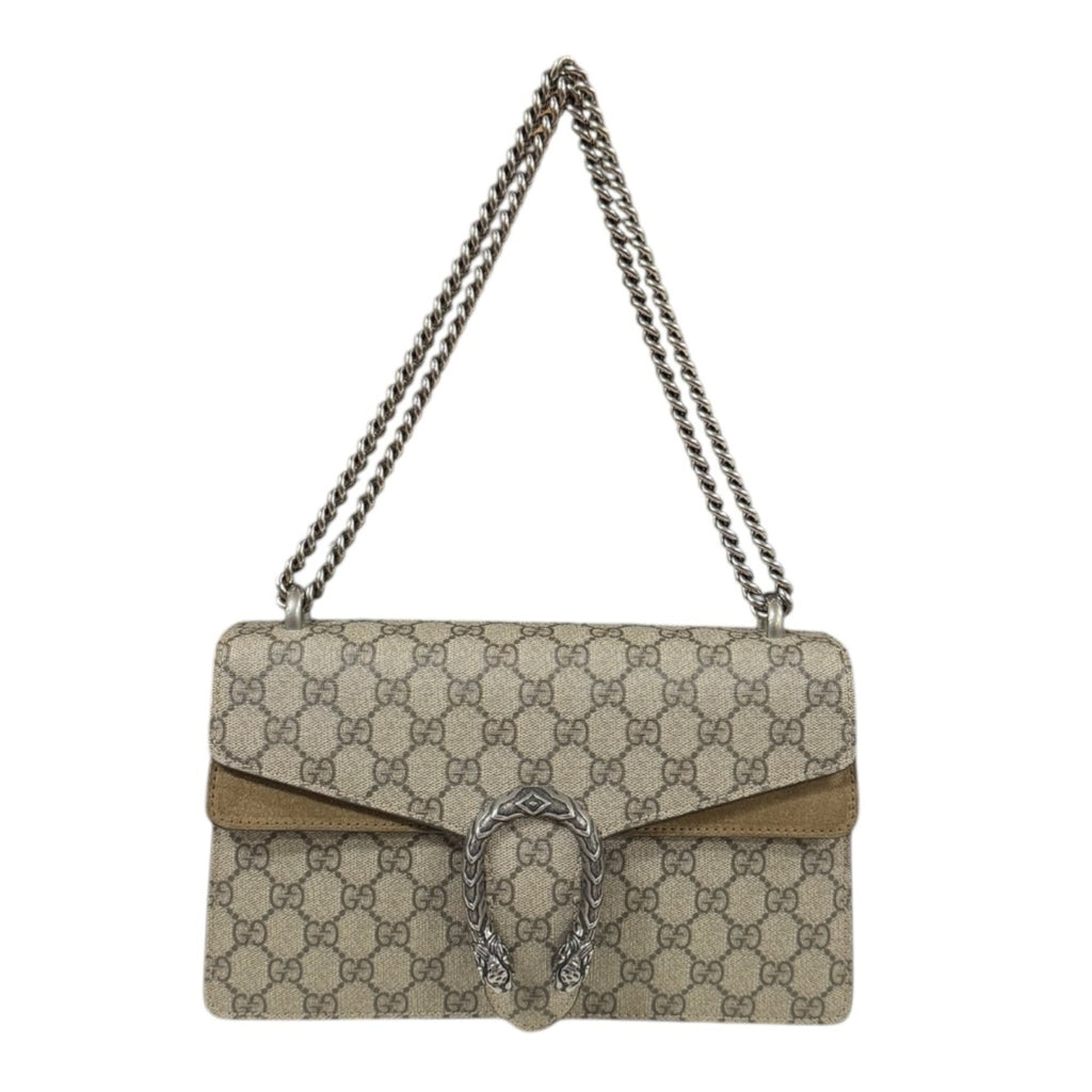 Gucci Beige Gg Supreme Shoulder Bag (Pre-Owned)