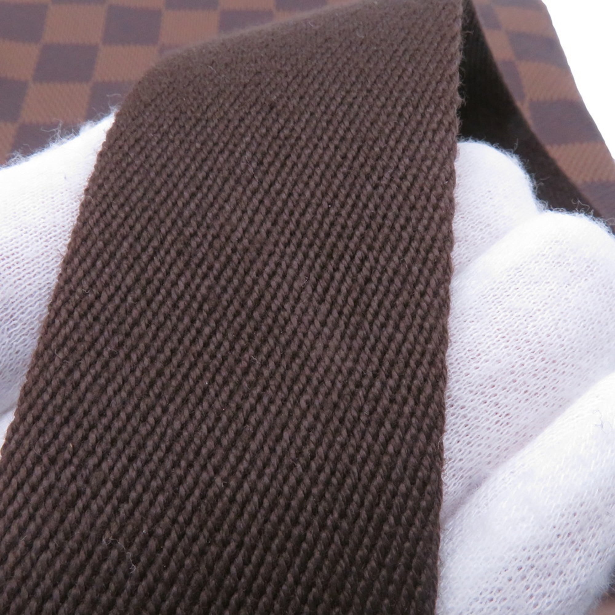 Louis Vuitton Damier Brown Ebene Pochette Shoulder Bag (Pre-Owned)