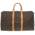 Louis Vuitton Brown Monogram Canvas Boston Bag (Pre-Owned)