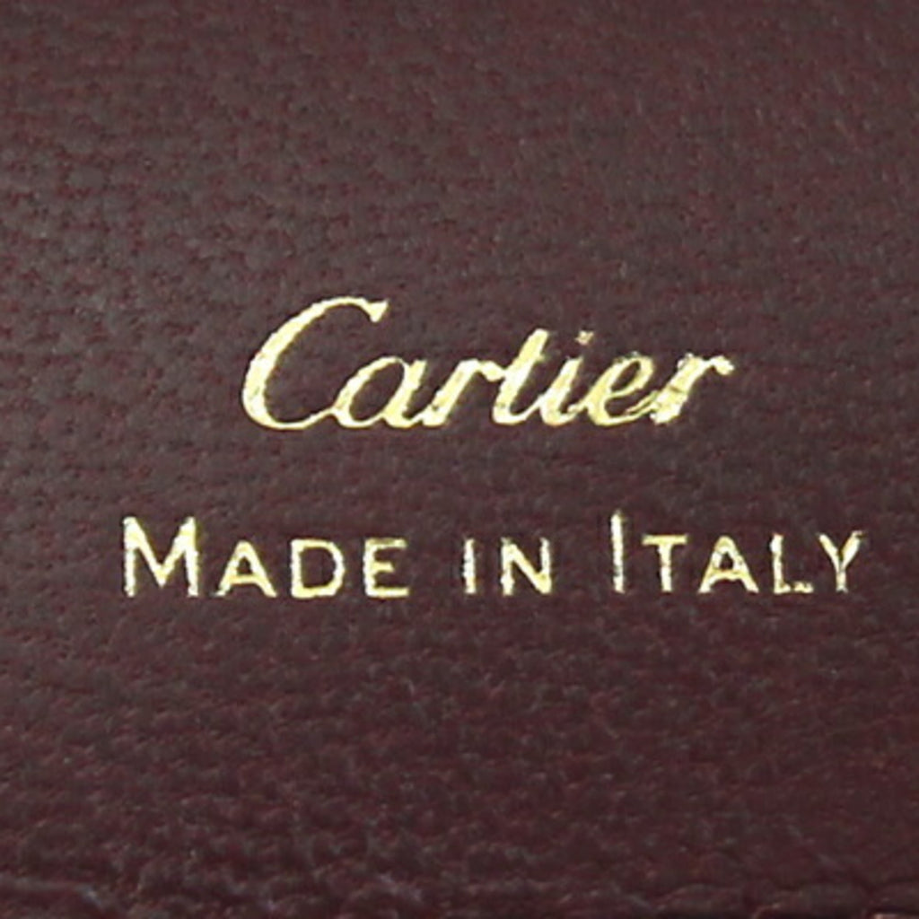 Cartier Beige Leather Wallet (Tri-Fold) (Pre-Owned)