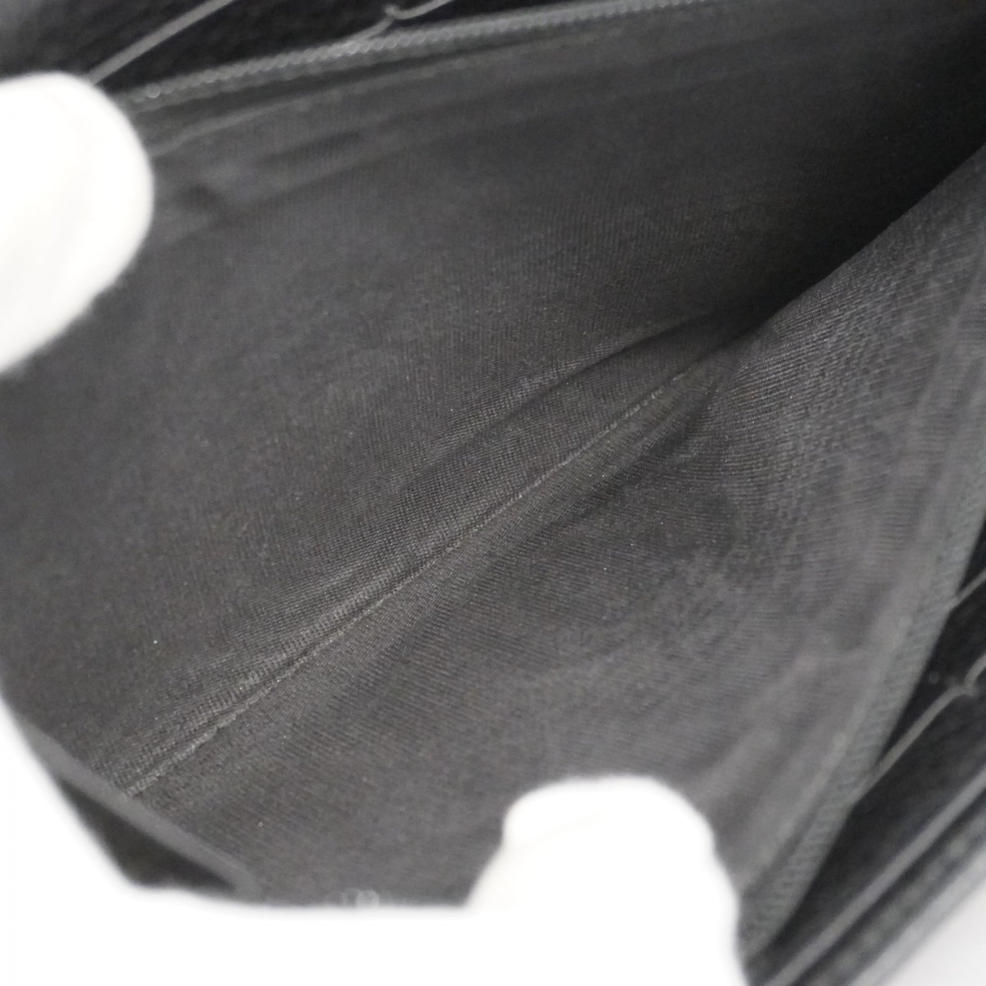 Gucci Black Leather Long Wallet (Bi-Fold) (Pre-Owned)
