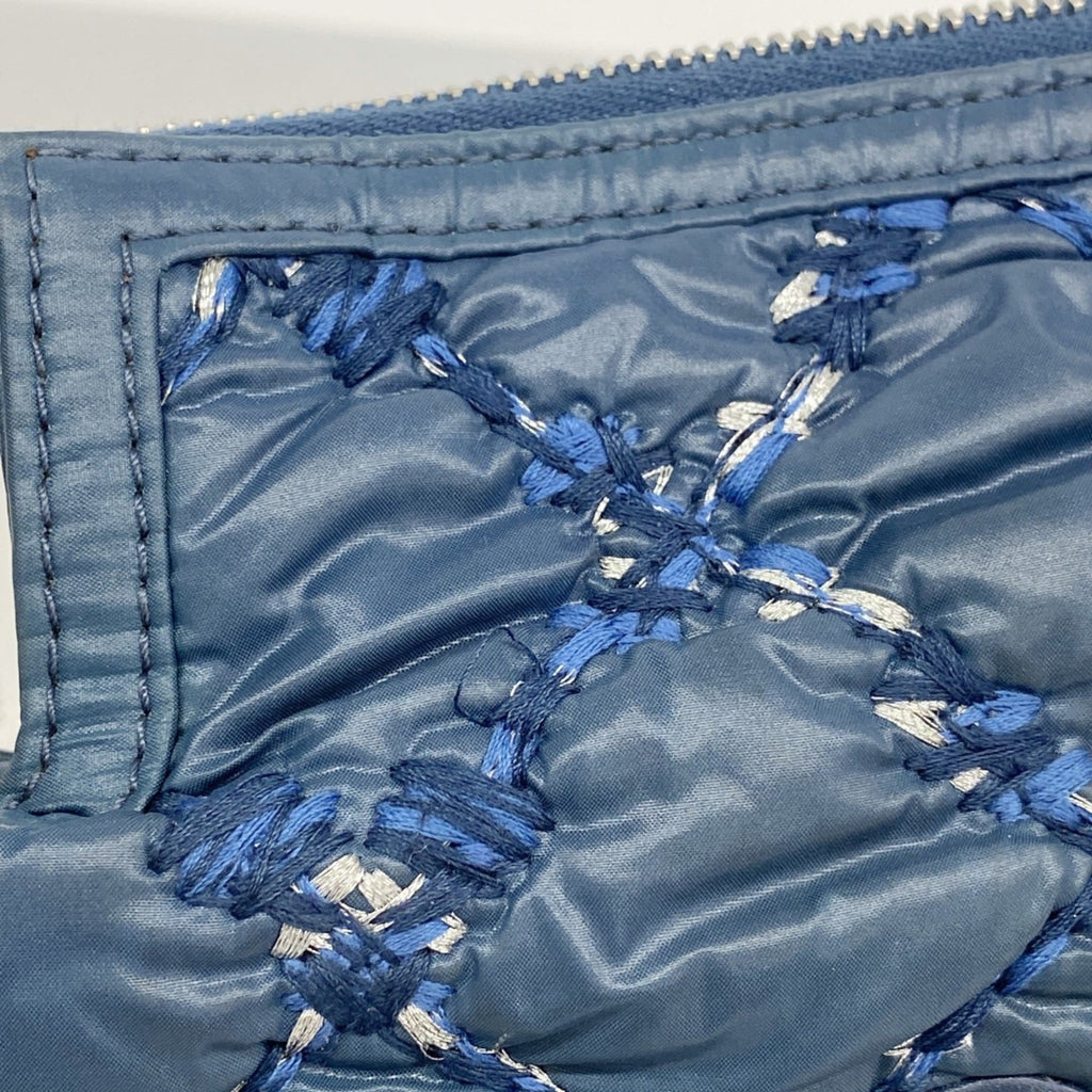 Chanel Blue Nylon Shoulder Bag (Pre-Owned)