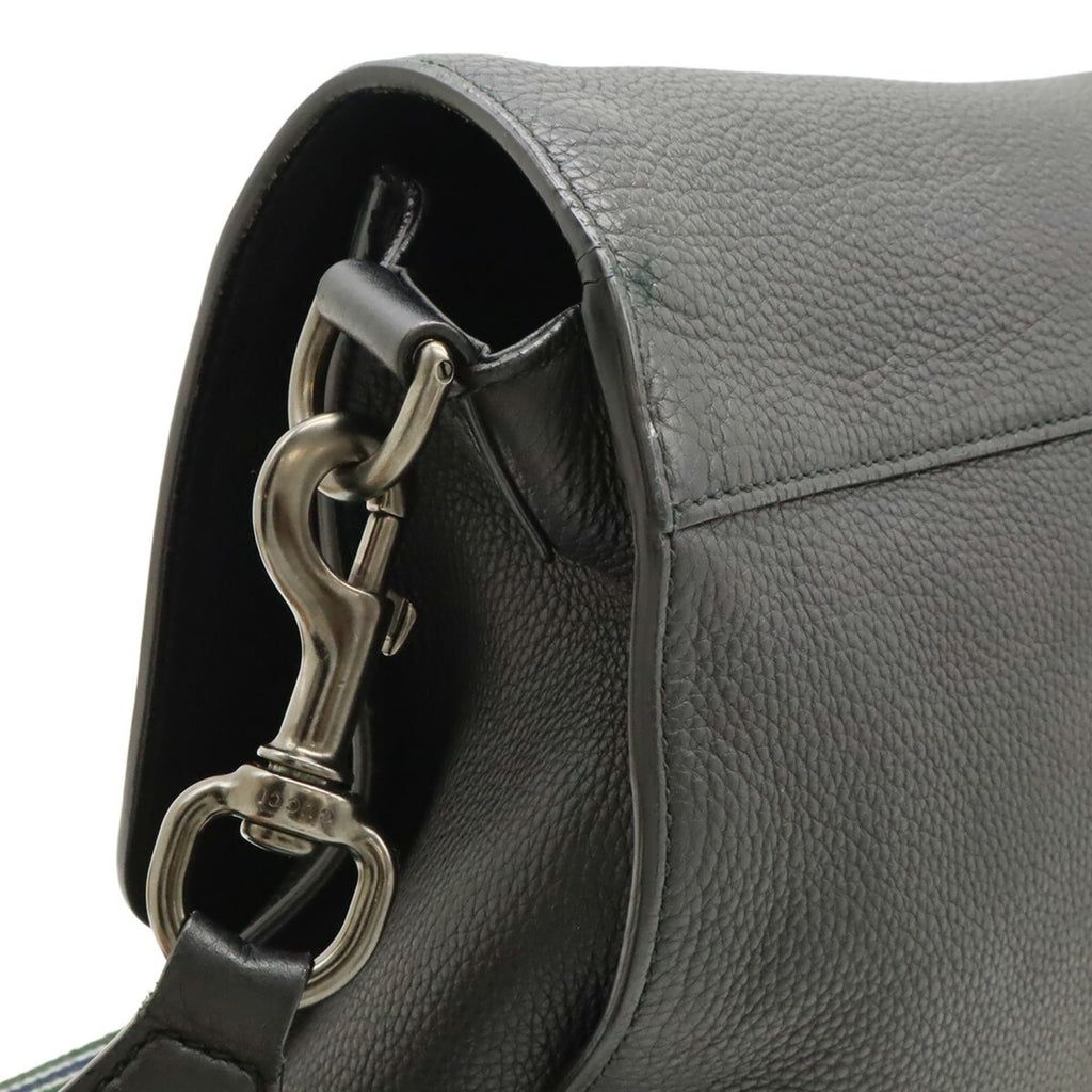 Gucci Black Leather Shoulder Bag (Pre-Owned)