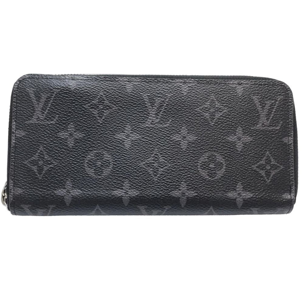 Louis Vuitton Monogram Eclipse Monogram Eclipse Noir Monogram Eclipse Long Wallet (Bi-Fold) (Pre-Owned)