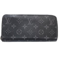Louis Vuitton Monogram Eclipse Monogram Eclipse Noir Monogram Eclipse Long Wallet (Bi-Fold) (Pre-Owned)