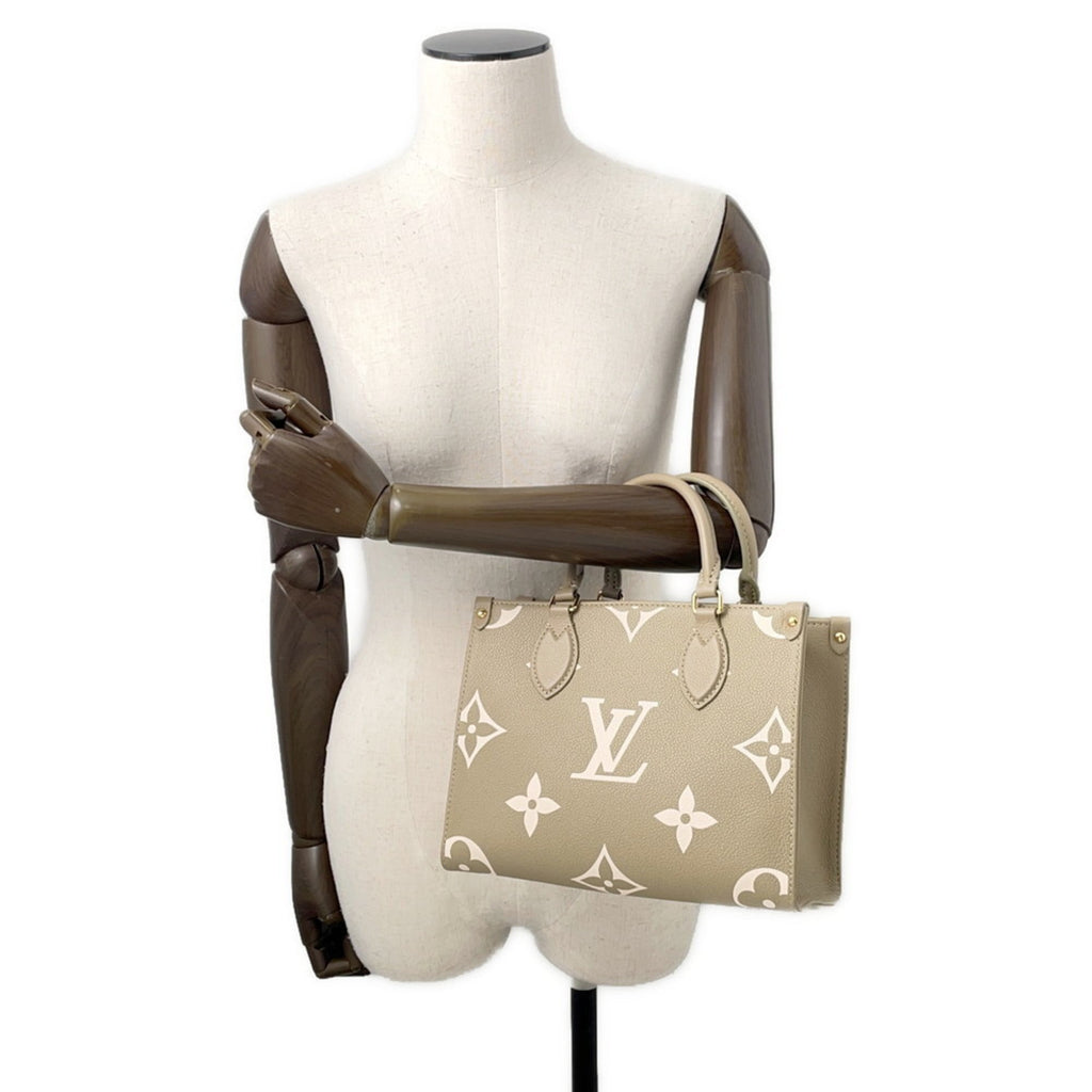 Louis Vuitton Monogram Empreinte Khaki Monogram Empreinte Handbag (Pre-Owned)