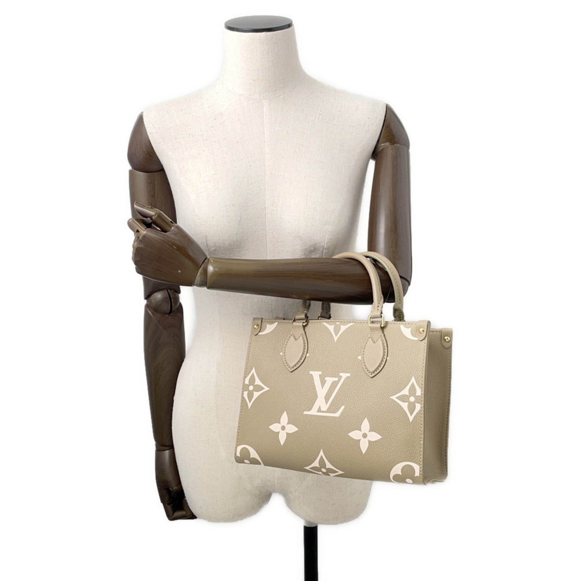 Louis Vuitton Monogram Empreinte Khaki Monogram Empreinte Handbag (Pre-Owned)