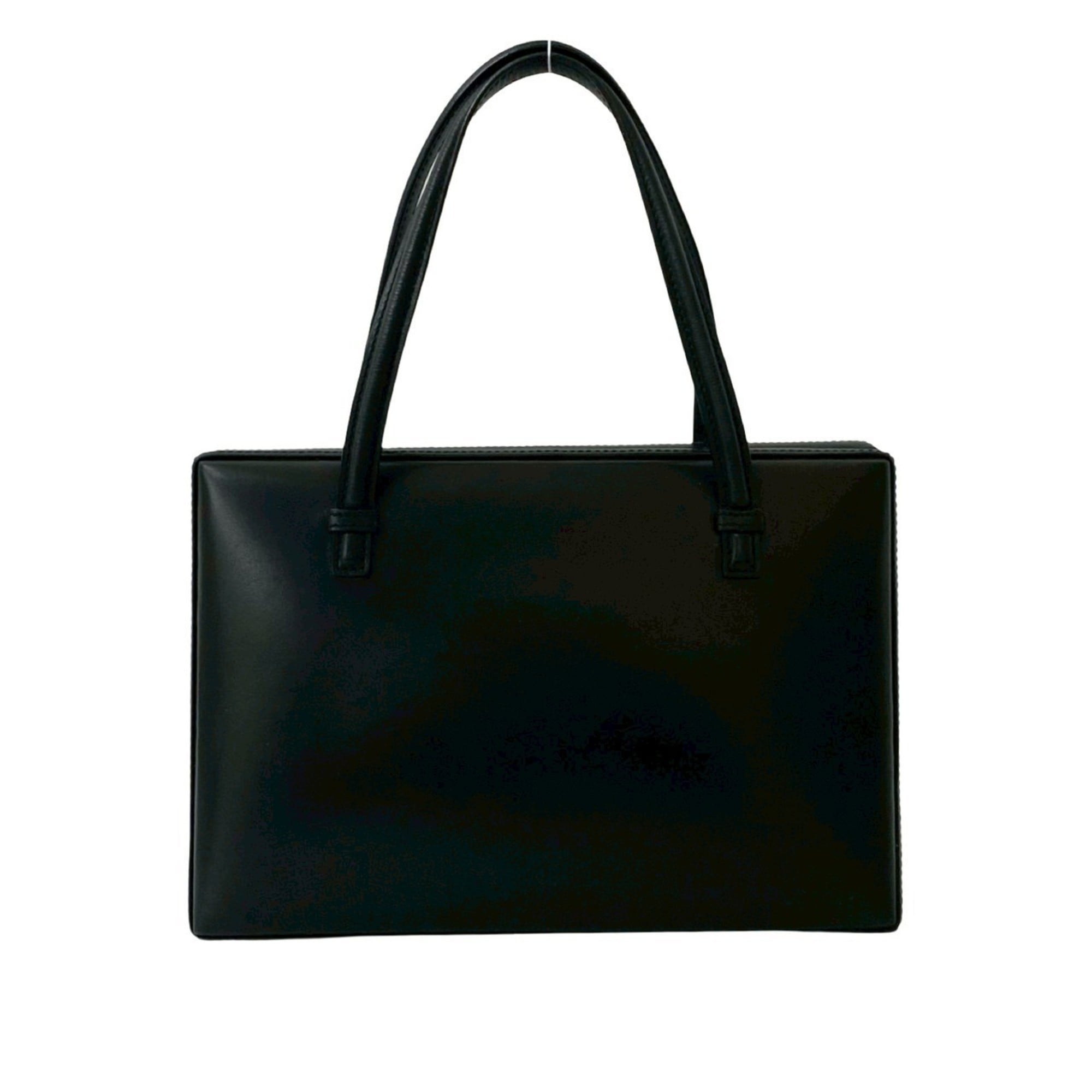 Loewe Black Leather Boston Bag Handbag (Pre-Owned)