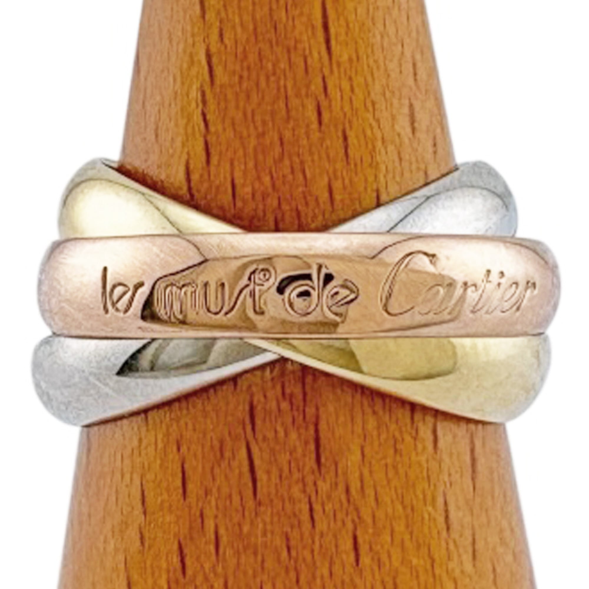 Cartier Gold Silver Pink Gold Yellow Gold (18K) Pink Gold (18K) White Gold (18K) Band Ring (Pre-Owned)
