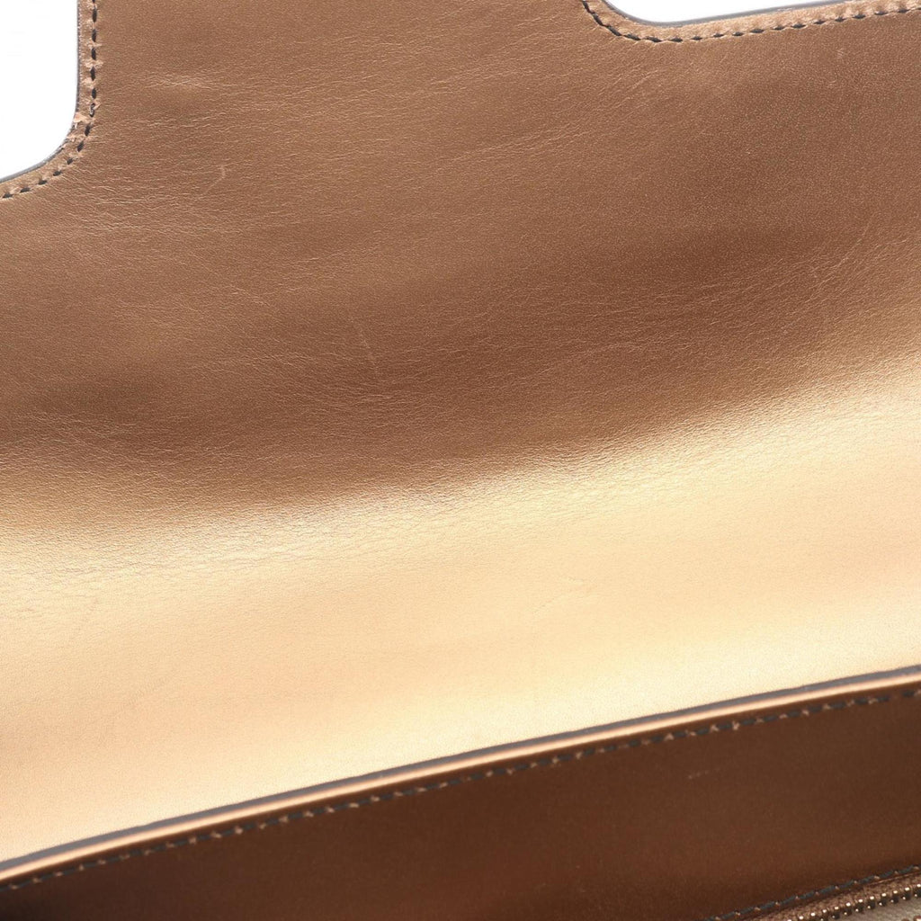 Gucci Beige Leather Shoulder Bag (Pre-Owned)