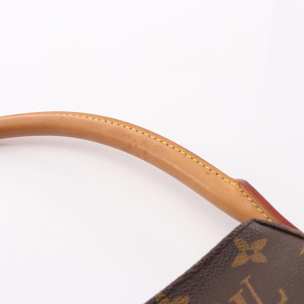 Louis Vuitton Brown Monogram Coated Canvas Leather Shoulder Bag (Pre-Owned)