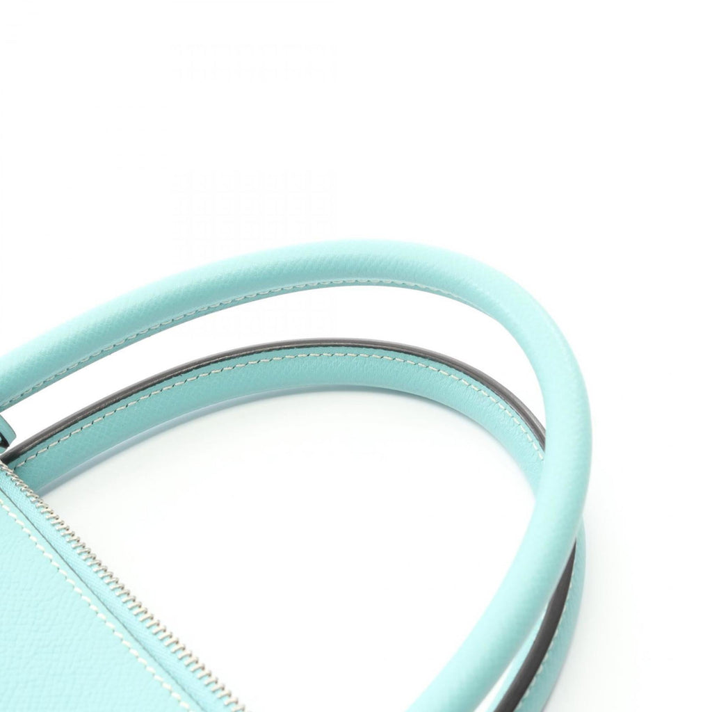 Hermes Blue Epsom Leather Handbag (Pre-Owned)