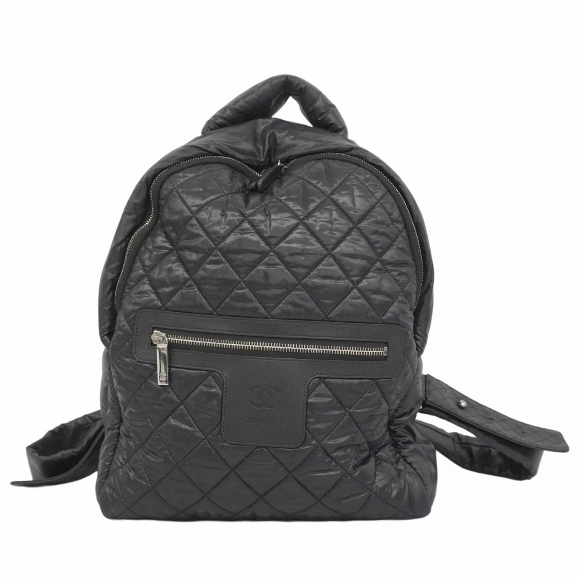 Chanel Black Nylon Backpack (Pre-Owned)