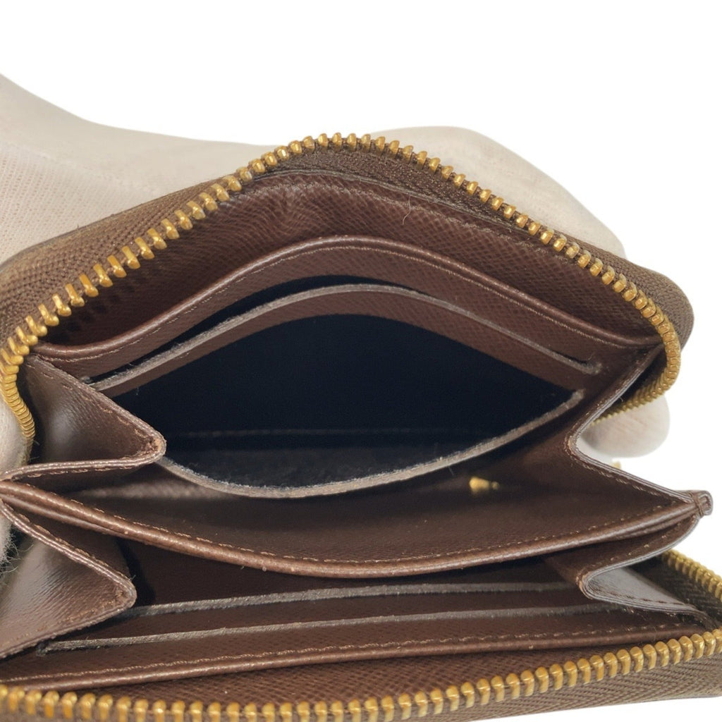 Louis Vuitton Brown Damier Canvas Damier Canvas Coin Purse/Coin Case (Pre-Owned)