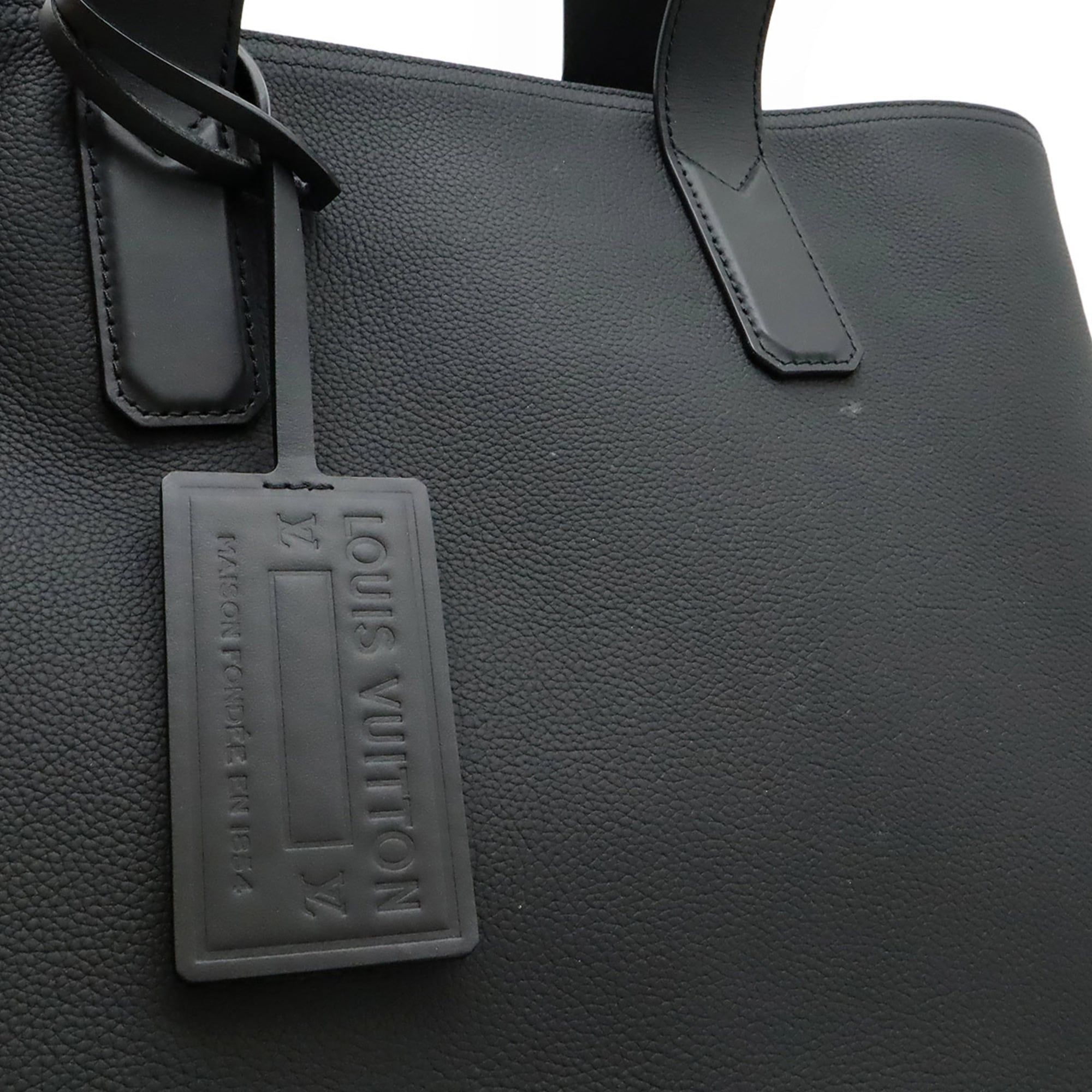 Louis Vuitton Black Noir Shoulder Bag Tote Bag (Pre-Owned)