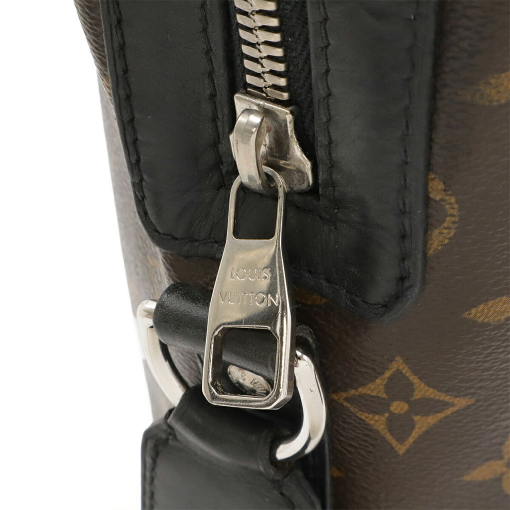 Louis Vuitton Monogram Black Brown Monogram Leather Shoulder Bag (Pre-Owned)