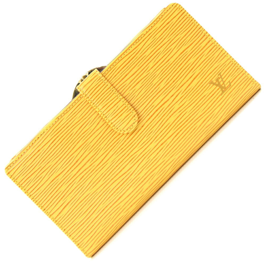 Louis Vuitton Yellow Epi Leather Long Wallet (Bi-Fold) (Pre-Owned)
