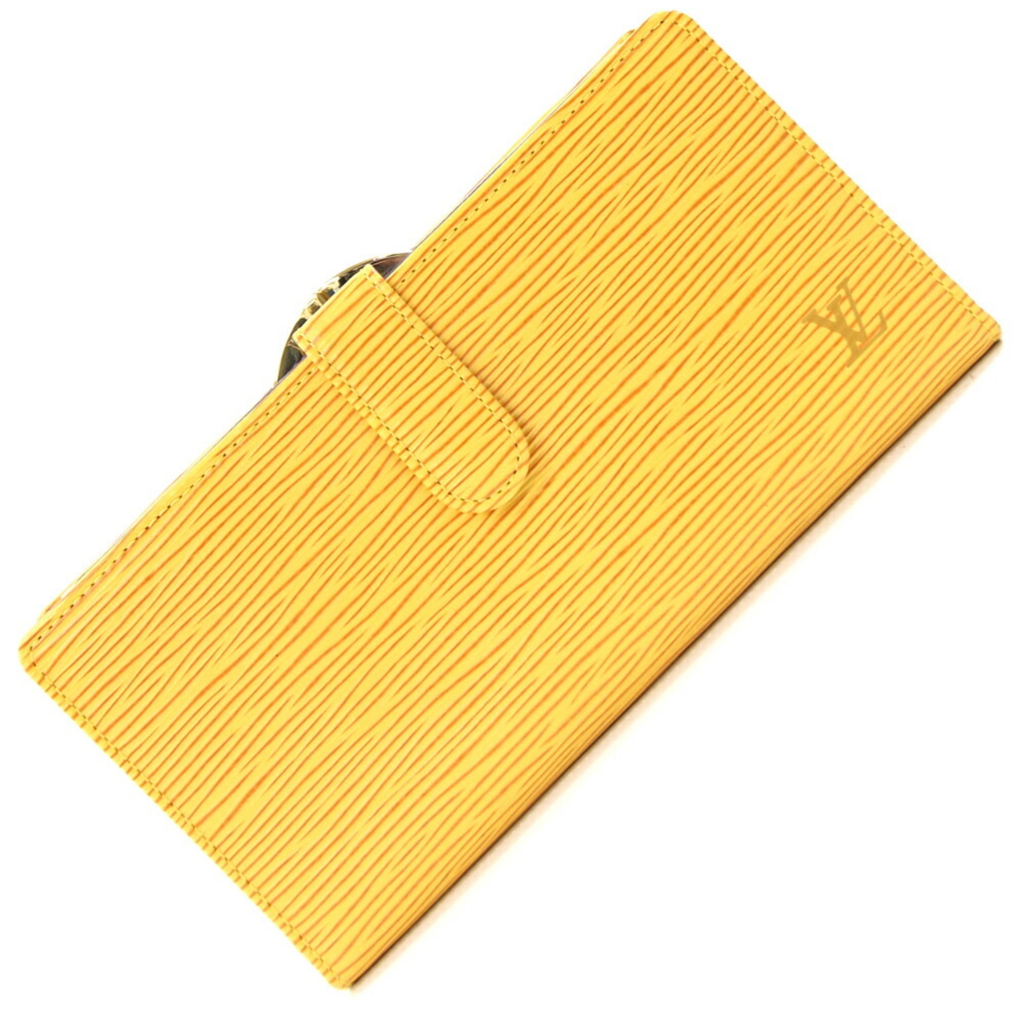 Louis Vuitton Yellow Epi Leather Long Wallet (Bi-Fold) (Pre-Owned)