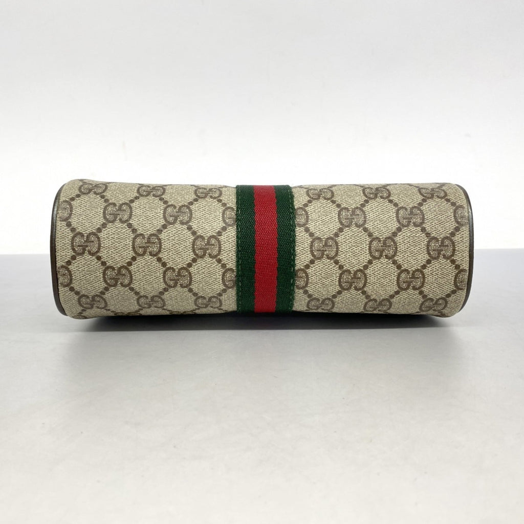 Gucci Brown Pvc Pouch (Pre-Owned)