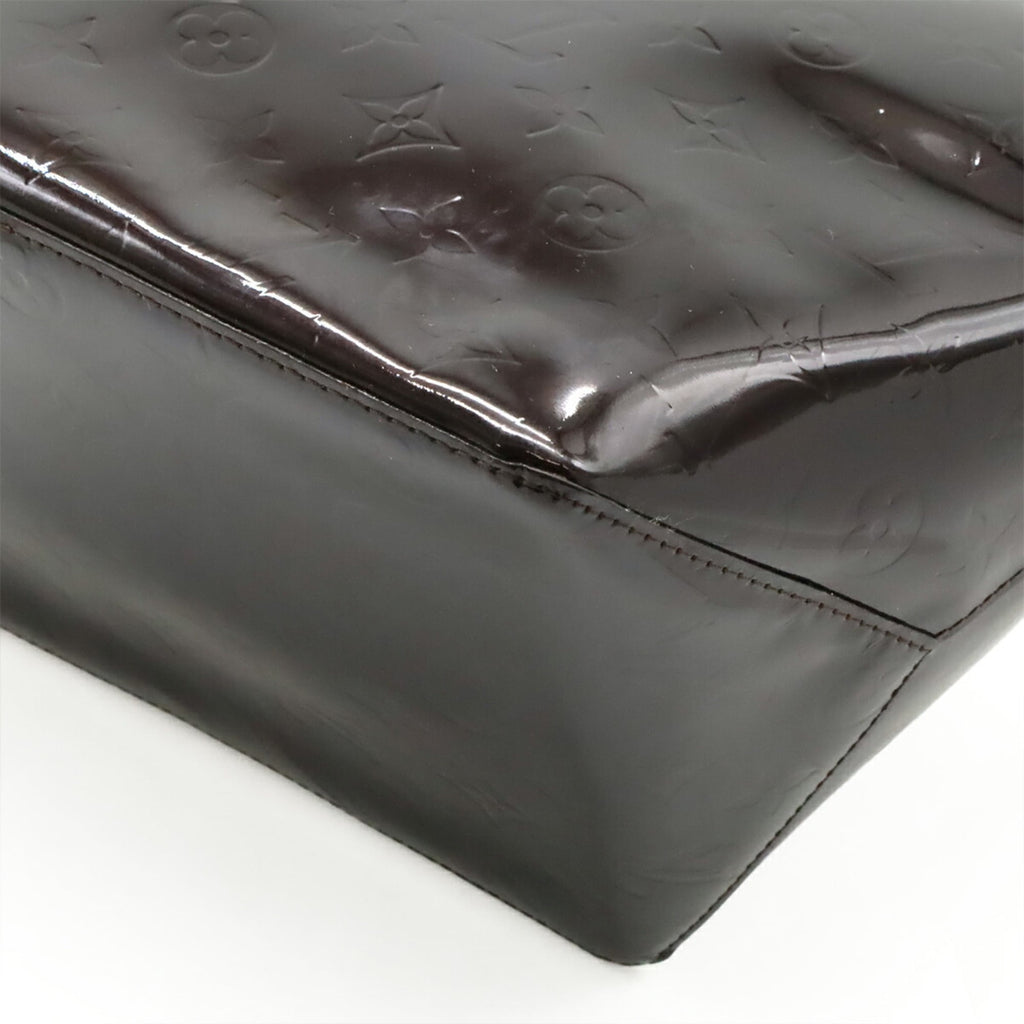 Louis Vuitton Amarante Brown Monogram Vernis Leather Handbag Tote Bag (Pre-Owned)