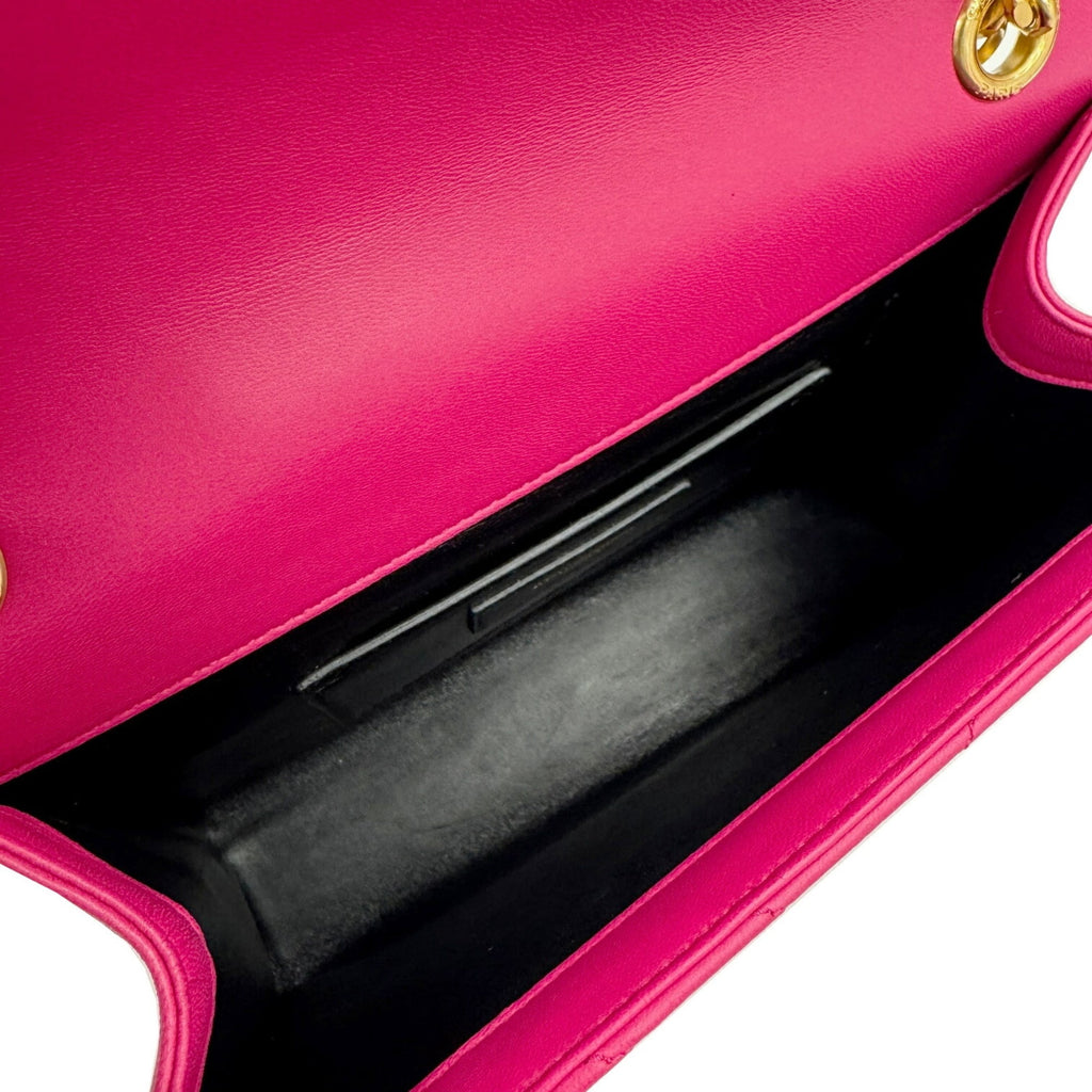 Yves Saint Laurent Pink Leather Shoulder Bag (Pre-Owned)
