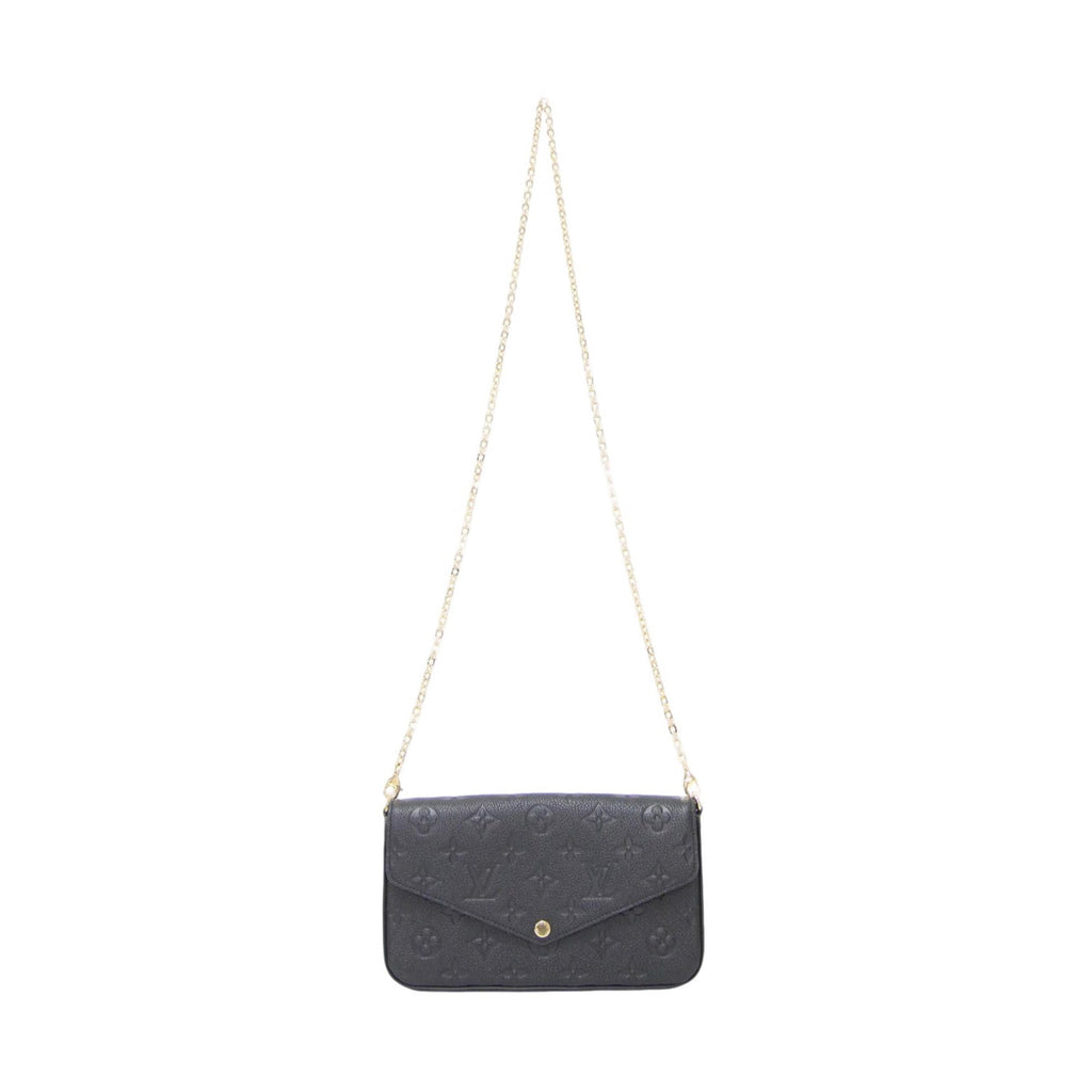 Louis Vuitton Black Monogram Empreinte Pochette Shoulder Bag (Pre-Owned)