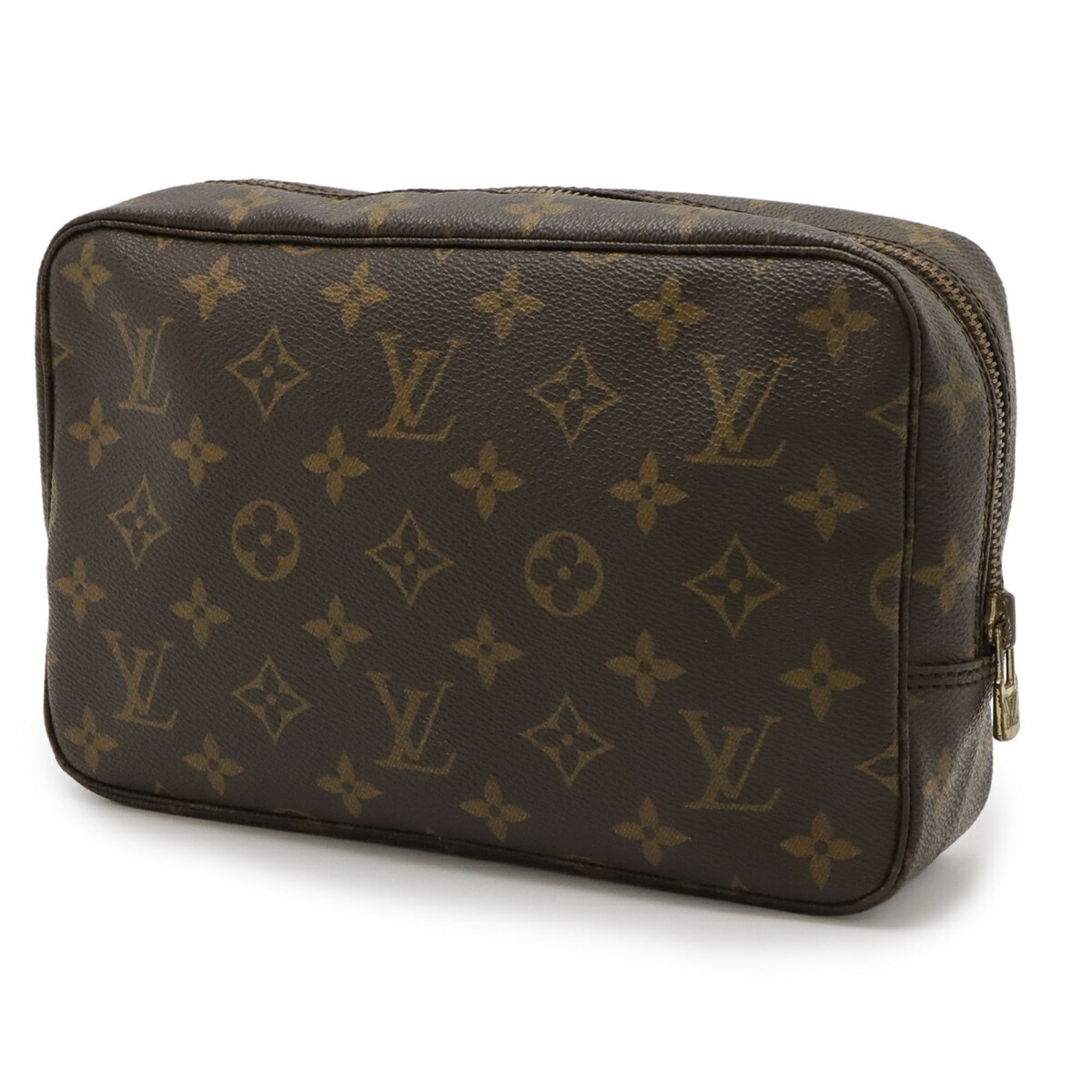 Louis Vuitton Monogram Brown Monogram Clutch Bag Pouch (Pre-Owned)