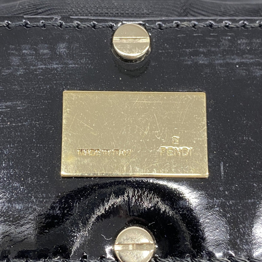 Fendi Black Nylon Canvas Tote Bag (Pre-Owned)