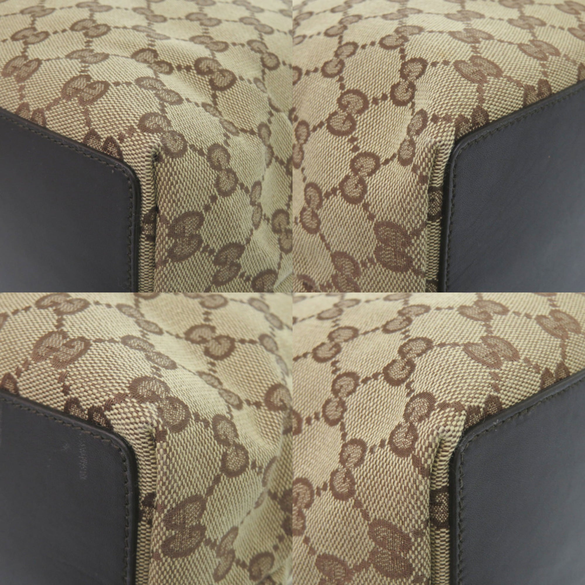 Gucci Beige Gg Canvas Tote Bag (Pre-Owned)