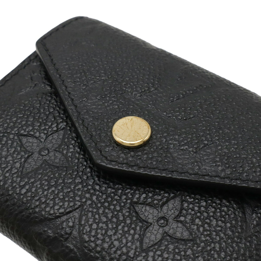 Louis Vuitton Monogram Empreinte Black Noir Monogram Empreinte Wallet (Tri-Fold) (Pre-Owned)
