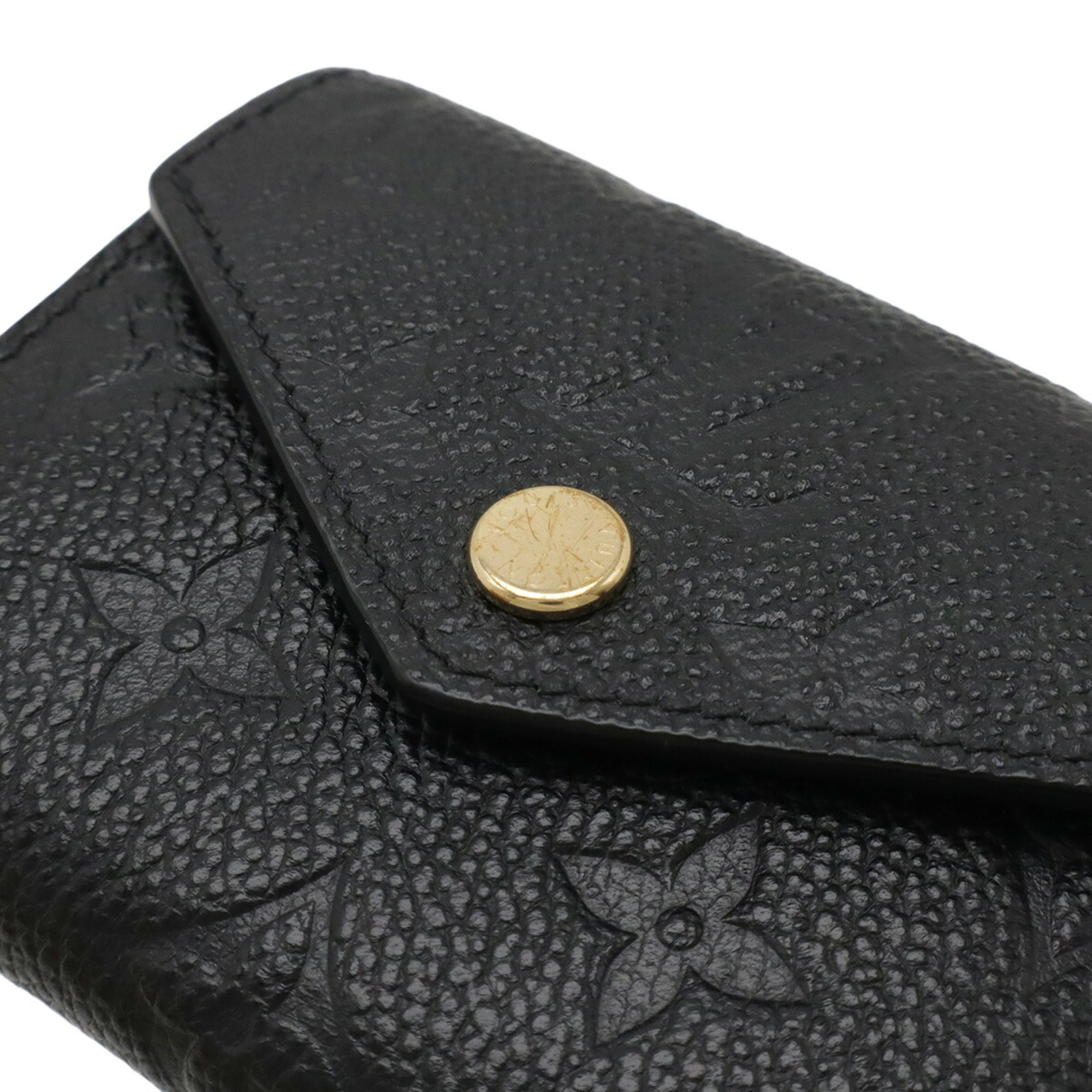 Louis Vuitton Monogram Empreinte Black Noir Monogram Empreinte Wallet (Tri-Fold) (Pre-Owned)