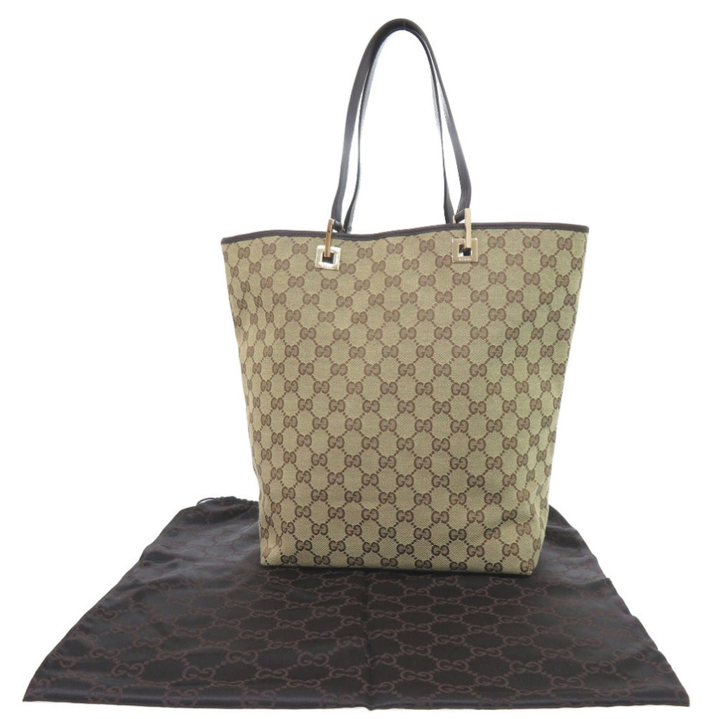 Gucci Beige Gg Canvas Tote Bag (Pre-Owned)