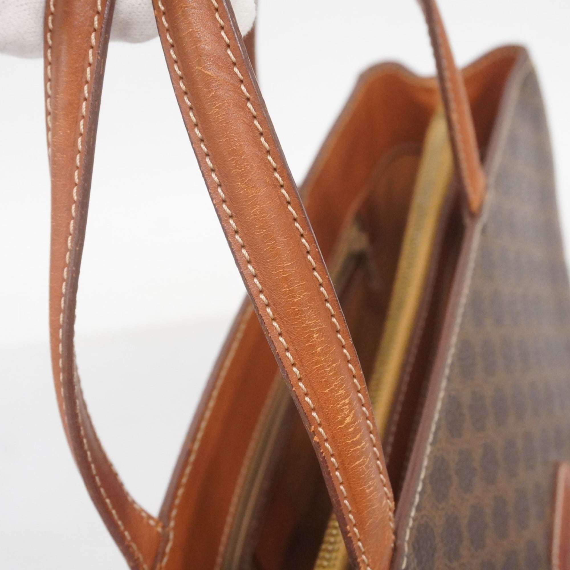 Celine Brown Pvc Handbag (Pre-Owned)