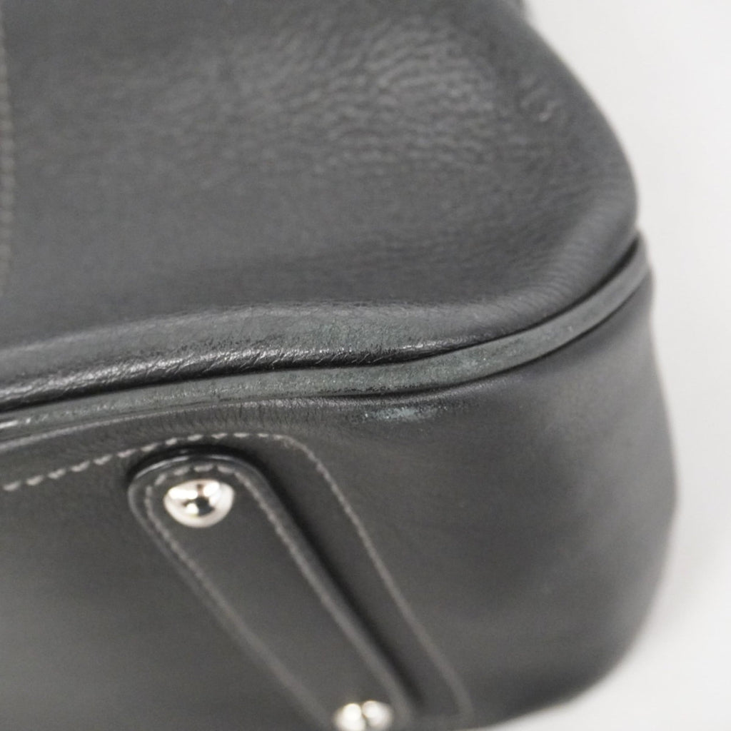 Salvatore Ferragamo Black Leather Handbag (Pre-Owned)