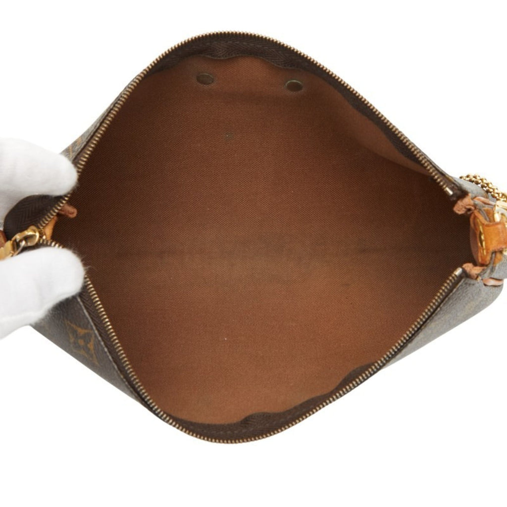 Louis Vuitton Brown Pvc Leather Handbag Shoulder Bag (Pre-Owned)