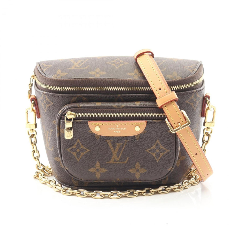 Louis Vuitton Brown Monogram Coated Canvas Leather Handbag (Pre-Owned)