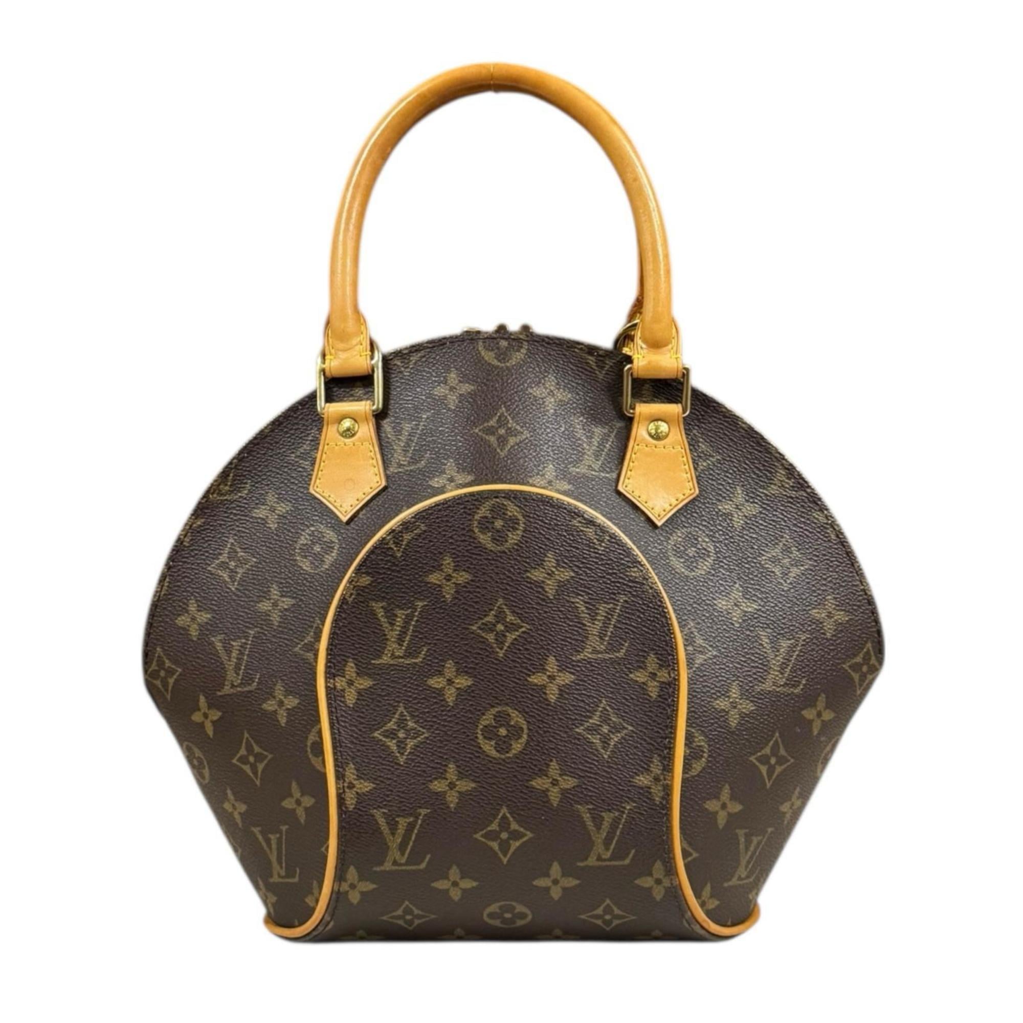 Louis Vuitton Brown Monogram Canvas Handbag (Pre-Owned)