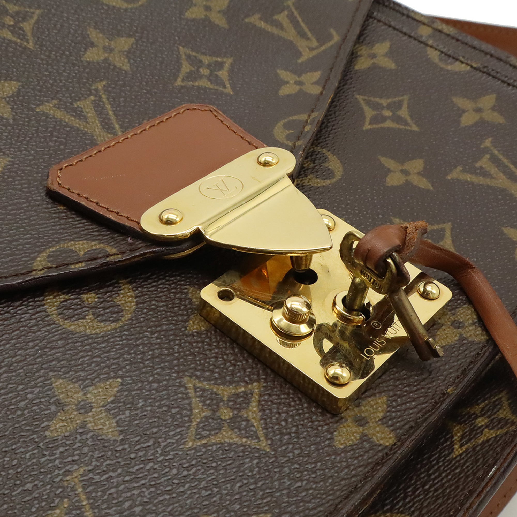 Louis Vuitton Monogram Brown Monogram Handbag Shoulder Bag (Pre-Owned)