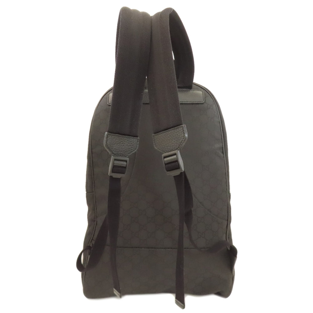 Gucci Black Canvas Backpack (Pre-Owned)