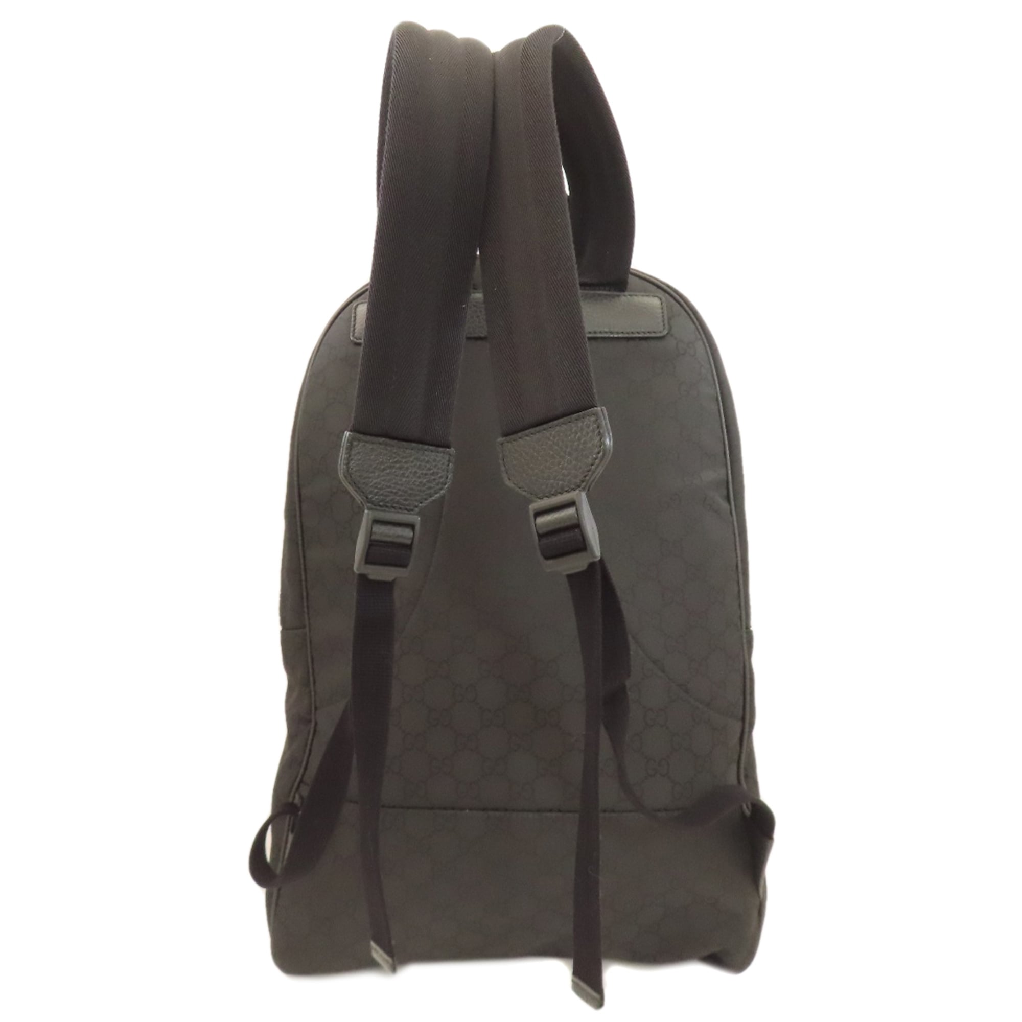 Gucci Black Canvas Backpack (Pre-Owned)
