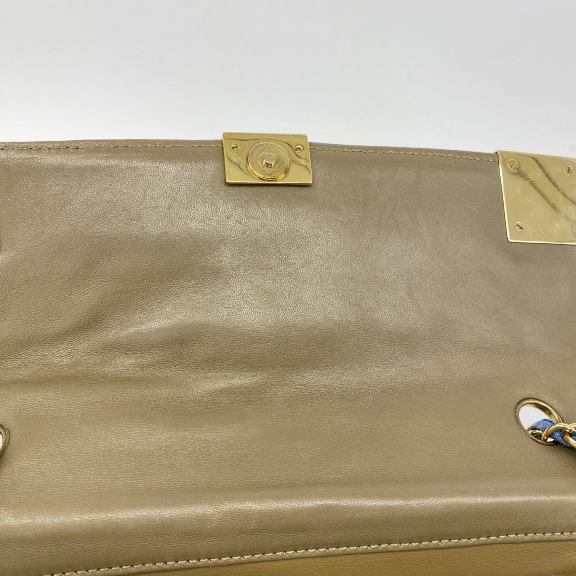Chanel Blue Denim Shoulder Bag (Pre-Owned)