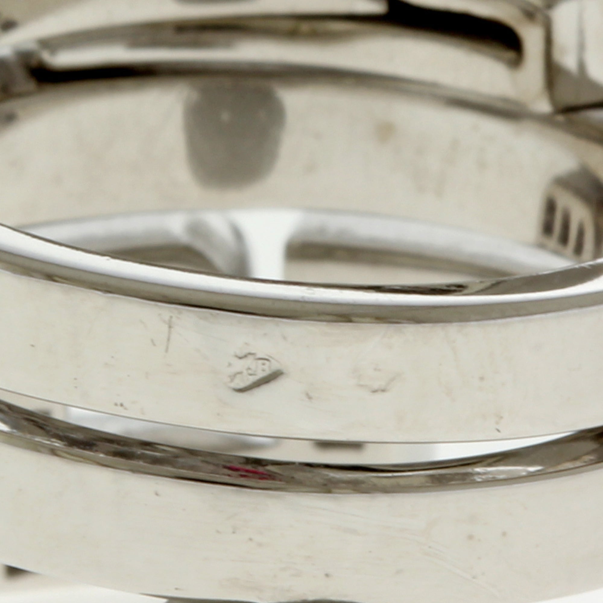 Cartier Silver White Gold (18K) Band Ring (Pre-Owned)