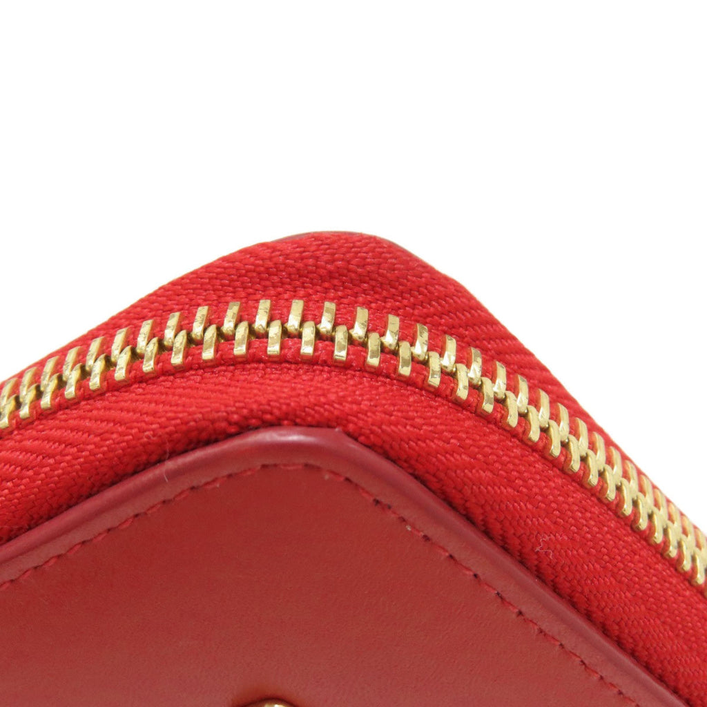 Salvatore Ferragamo Red Color Leather Wallet (Bi-Fold) (Pre-Owned)