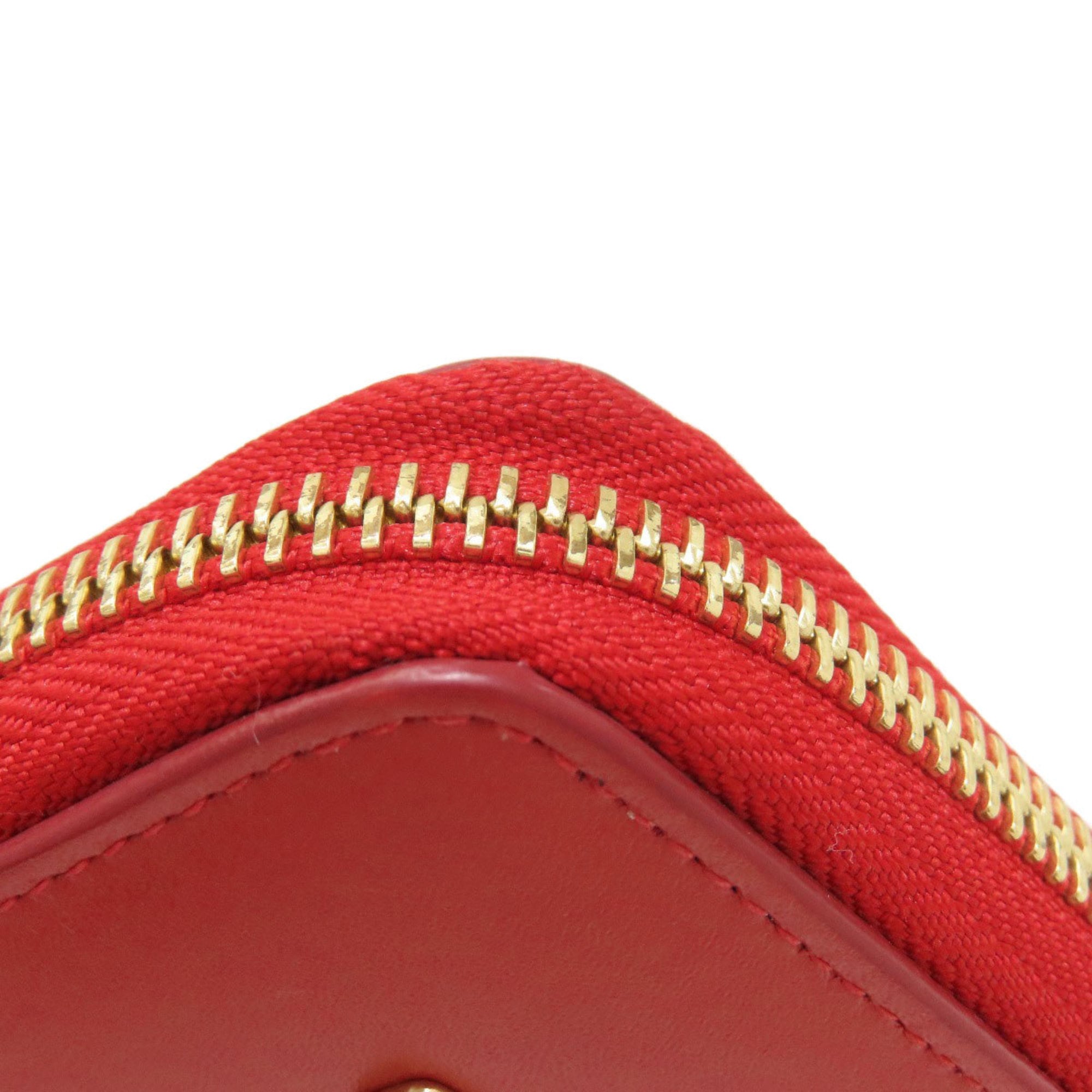 Salvatore Ferragamo Red Color Leather Wallet (Bi-Fold) (Pre-Owned)