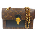 Louis Vuitton Monogram Black Brown Monogram Leather Shoulder Bag (Pre-Owned)