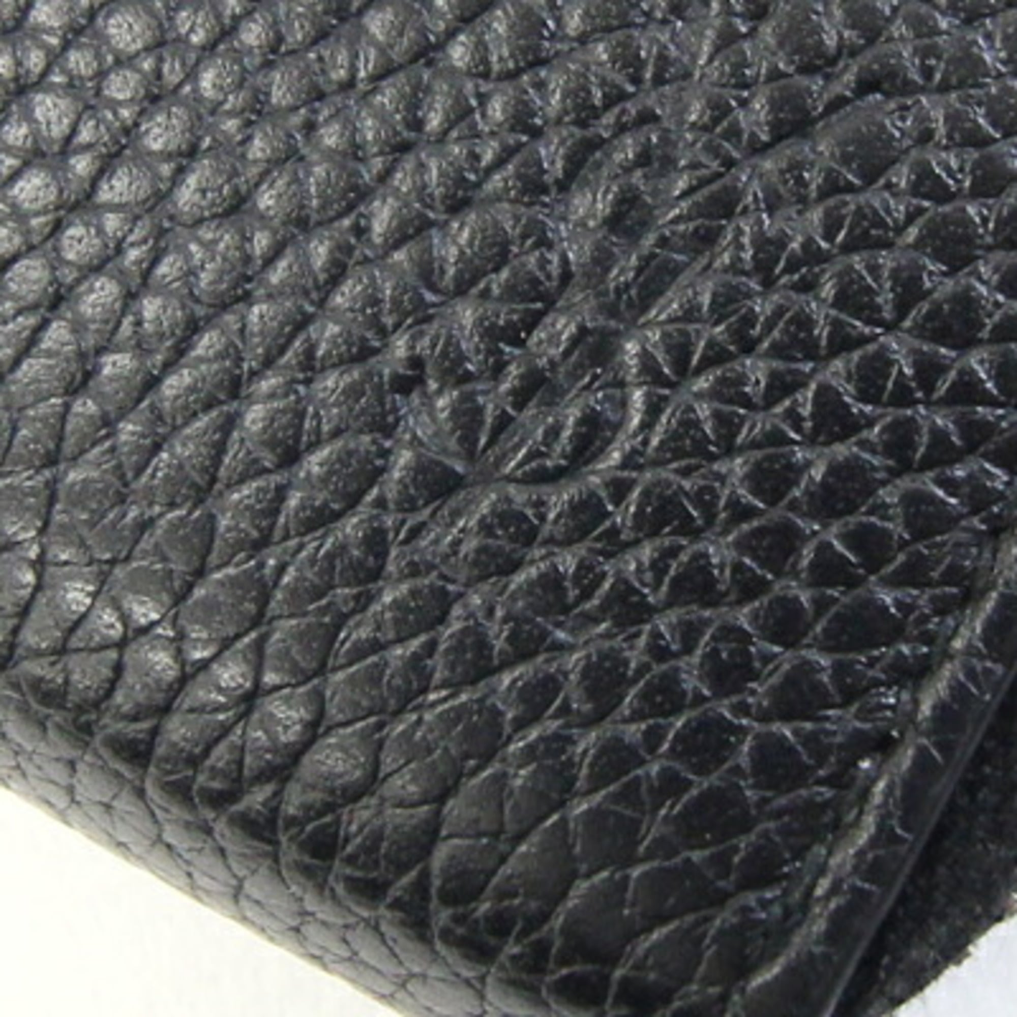 Saint Laurent Black Leather Long Wallet (Bi-Fold) (Pre-Owned)