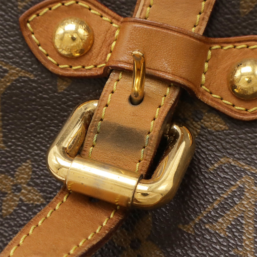 Louis Vuitton Brown Monogram Canvas Shoulder Bag Tote Bag (Pre-Owned)