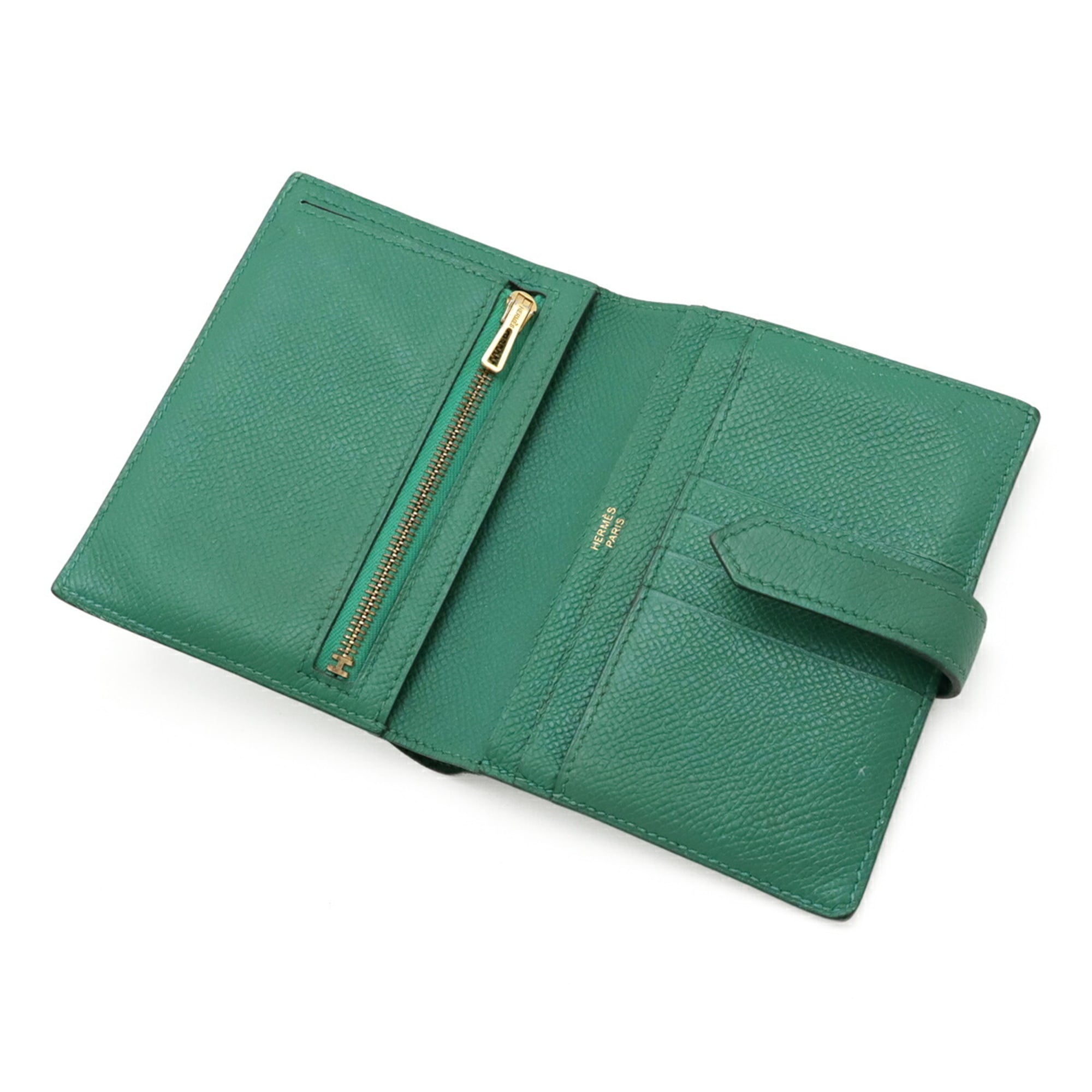 Hermes Bambou Epsom Leather Wallet (Bi-Fold) (Pre-Owned)