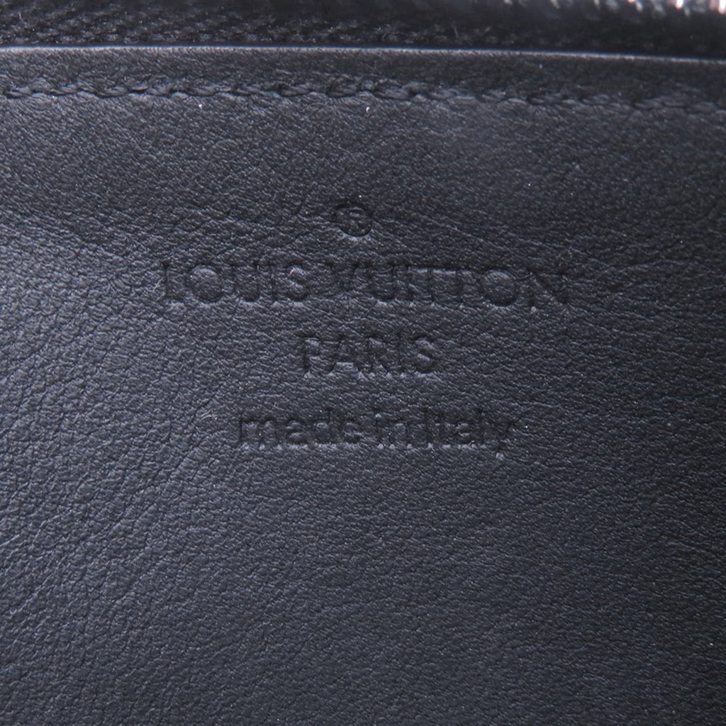 Louis Vuitton Black Noir Leather Coin Purse/Coin Case (Pre-Owned)