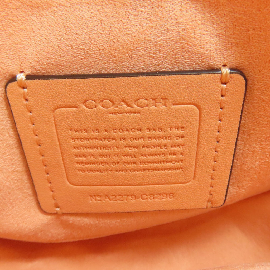 Coach Pink Leather Shoulder Bag (Pre-Owned)